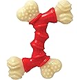 Nylabone Double Bone Power Chew Toy for Dogs, Dog Toys for Aggressive Chewers, Bacon Flavor, X-Small - Up to 15 lbs, 1 Count