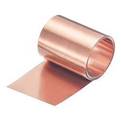 uxcell Copper Sheet Roll 2000mm x 40mm x