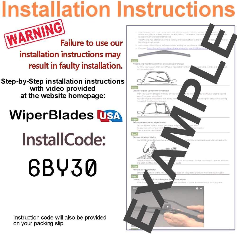2014 Honda Accord Windshield Wiper Size Fast Delivery