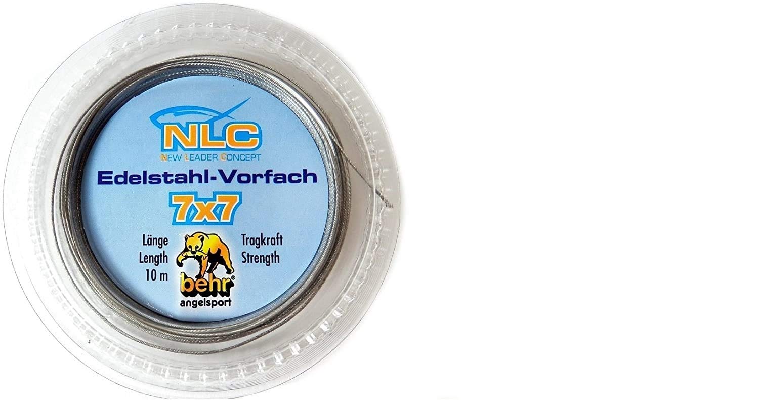 Behr Stainless Steel 7 x 7 10 Meter Spool with Sleeves, 15kg with Petri Heil. [German Language