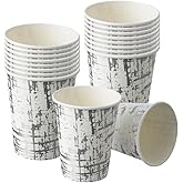 Elegant Silver Arctic Paper Cups - 9 oz. (Pack of 18) - Disposable Cups - Perfect for Anniversary, Themed Events, Weddings, and Birthday Parties
