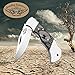 Folding knife 420cs Stainless Steel Folding hunting knives 5.5 Inchs Black Wooden Handel hiking knife- blade knife-knife folding-camping pocket knife-small folding knife-hand knife-folding knives- pocketknife-sharpest pocket knife-hiking knife- outdoor knife-best pocket knife-mens knife