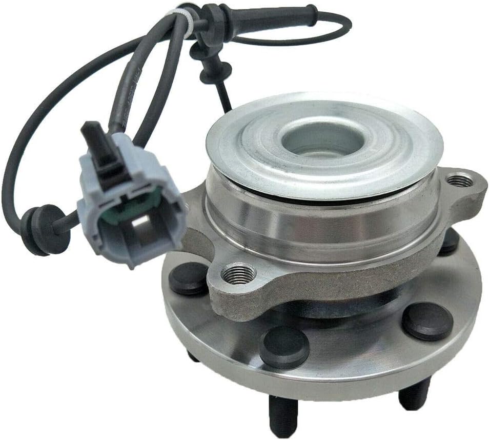 AutoForever 1 pcs Front Wheel Hub and Bearing Assembly Fit for 05-16 Frontier 2WD 05-15 Wheel Hub Xterra 2WD Left & Right 6 Bolt with ABS 515064