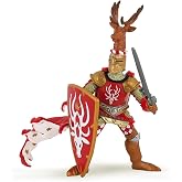 Papo The Medieval Era Figure, Knight Stag Red