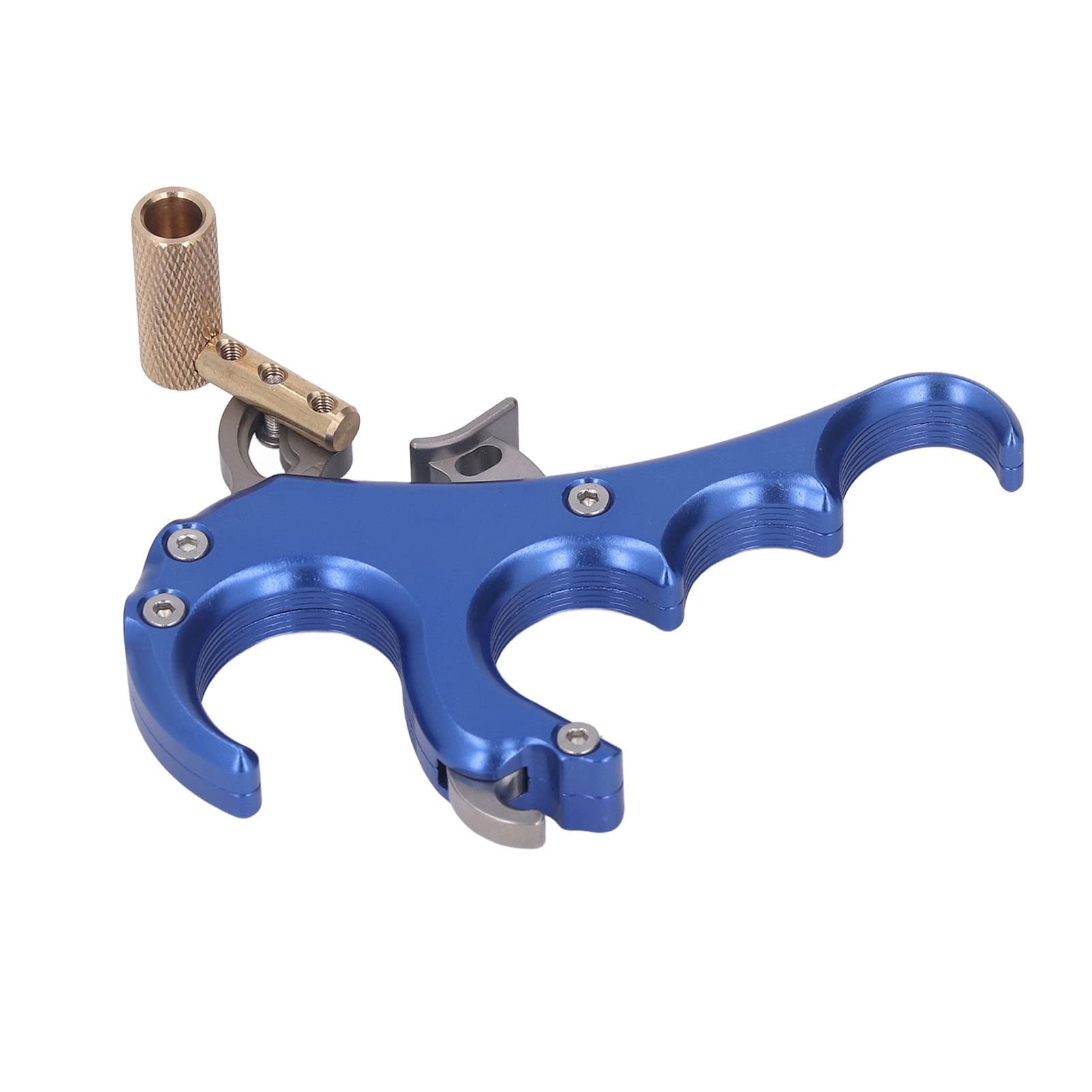 RTLR Spring Release Thumb Trigger Durable and Long Lasting Aluminum Alloy Spring Release Assist Wear Resistance High Resilience for Exercise in (Blue)