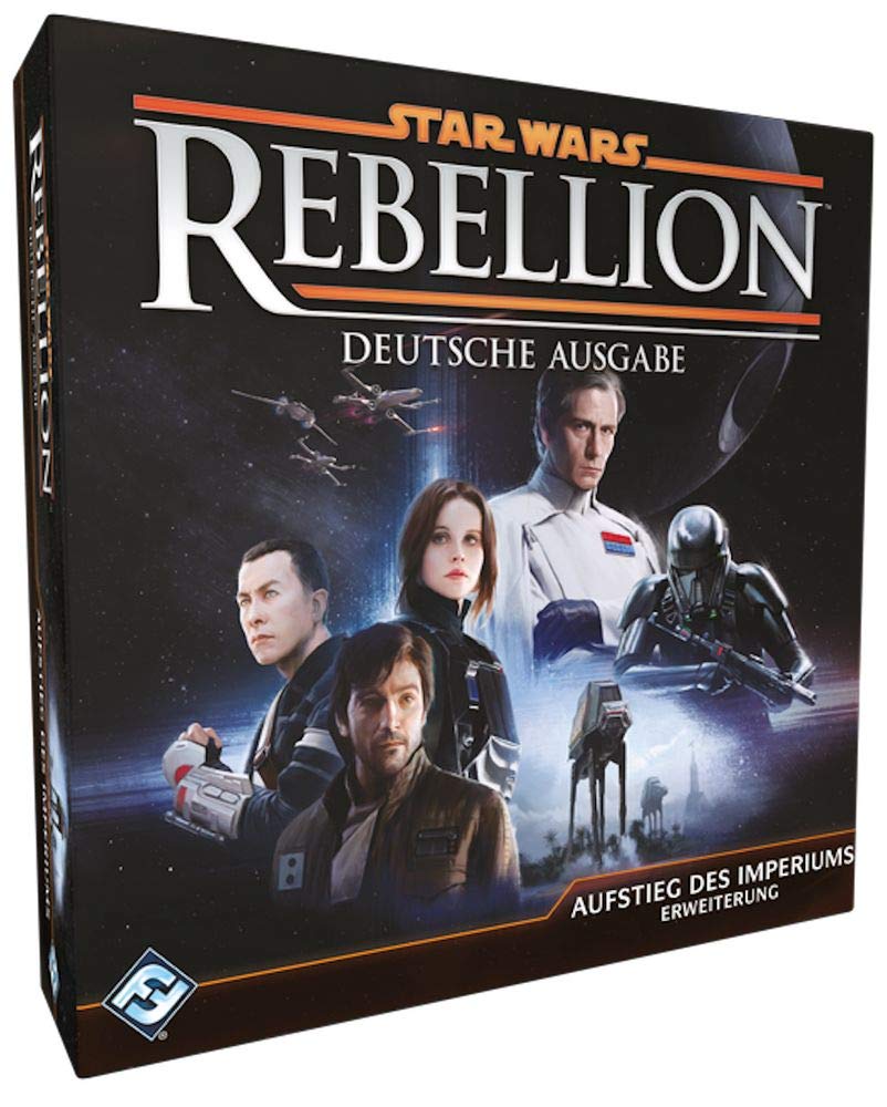 Asmodee | Fantasy Flight Games | Star Wars: Rebellion - Rise of the Empire | Expansion | Expert Game | Board Game | 2-4 Players | Ages 14+ | 180+ Minutes | German
