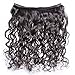 Ali Moda 10A Hair 14 16 18 with 12 Malaysian Human Hair Water Wave Hair and Unprocessed Natural Color Hair Weave Weft with 4x4 Lace Closure
