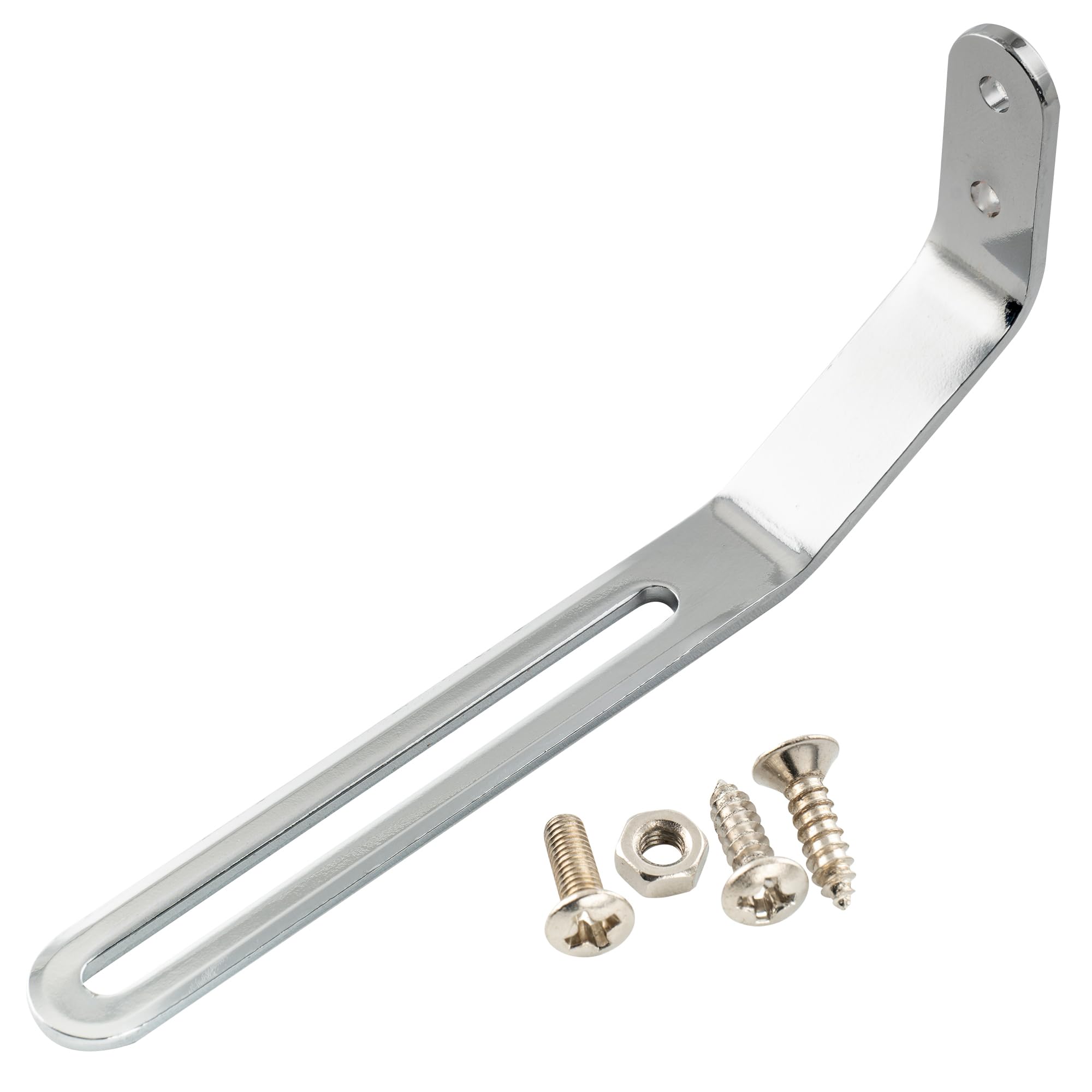 Musiclily Pro Universal Pickguard Bracket Support for Archtop Jazz Hollow Body Guitar, Chrome