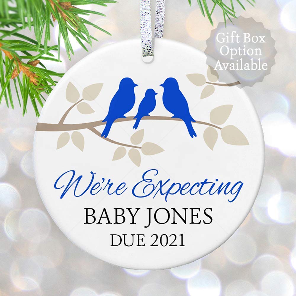 christmas ornament for expecting parents
