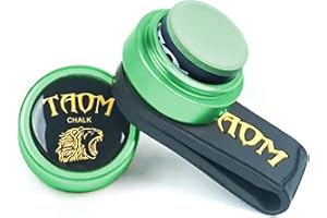 BANLY TAOM Round Shaped Pool Chalk Holder, Portable Pool Chalk Cubes, Magnetic Mini Chalk Holder Pool Billiards, Pool Cue Chalk Case Container Box for Billiard Cue Tip Tool Pool Table Snooker Accessories