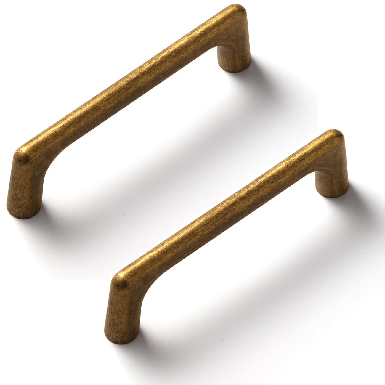 SYZOW Vintage Kitchen Cabinet Handle - 6 Pieces Bronze Furniture Handles 96 mm, Cabinet Handles Bronze
