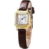 VILKFY Women's Small Gold Watches Vintage Rectangular Analog Quartz Watch