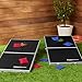 Amazon Basics Foldable Aluminum Framed Cornhole Outdoor Game Set - 47 x 24 x 11 Inches