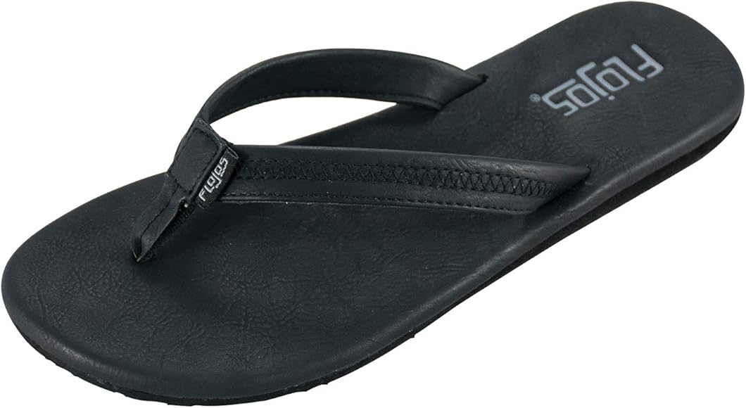 flojos black sandals