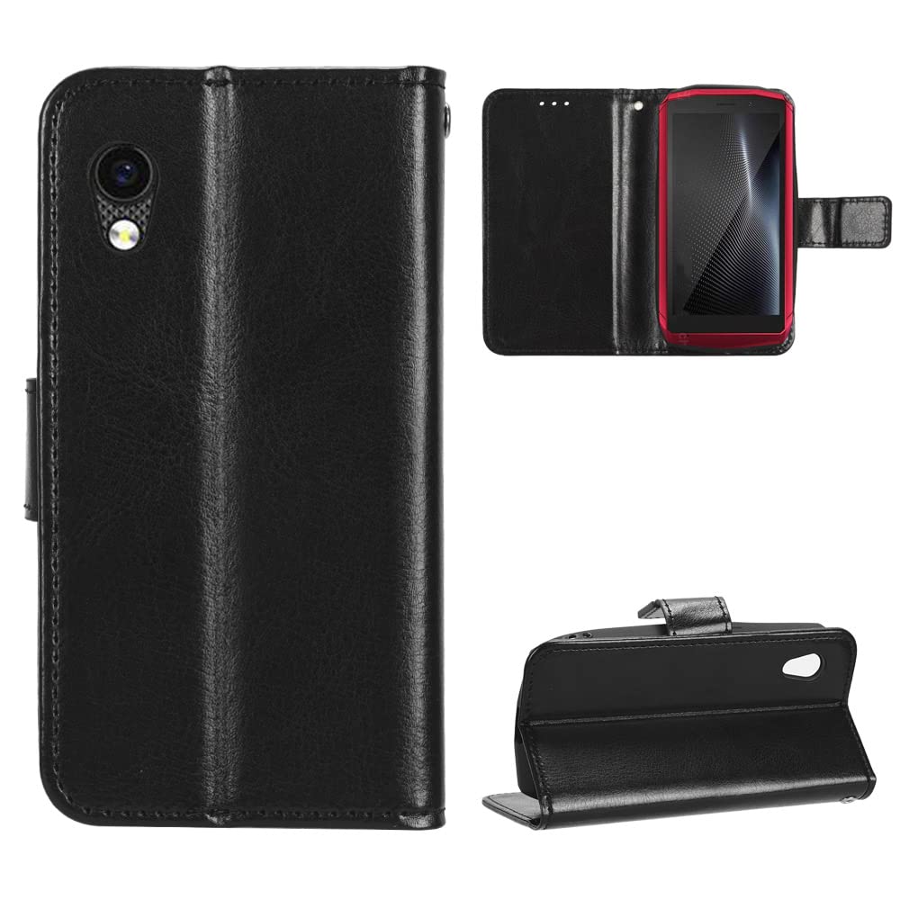 BellaCase Cubot Pocket Case [Kickstand] [Magnetic Flip Cover] Compatible with Cubot Pocket Smartphone(Black)