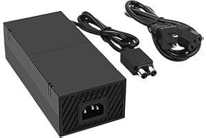 Power Supply Brick for Xbox One, Replacement AC Adapter Power Supply Charger Cord Compatible with Xbox One Console 100-240V, 