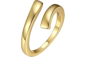 ChicSilver Sterling Silver Toe Rings for Women 14K Gold Plated Toe Rings for Women Open Adjustable Toe Ring for Women Toe Jewelry for Summer Beach