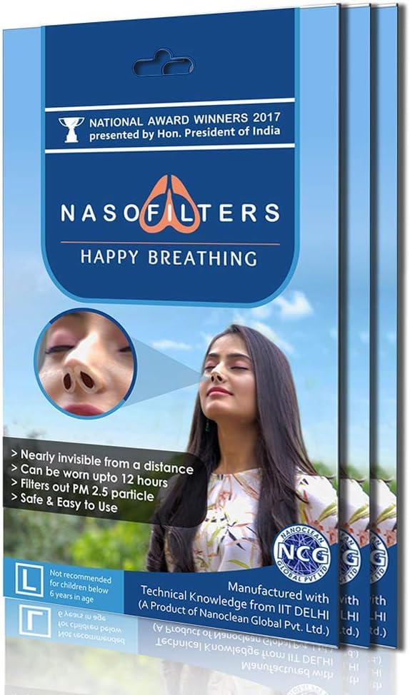 Nasofilters - 3 Weeks Pack | Anti Pollution Mask