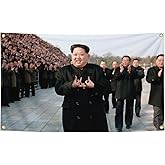Kim Jong Un 3X5FT Funny Flag,Suitable For Room Decoration.