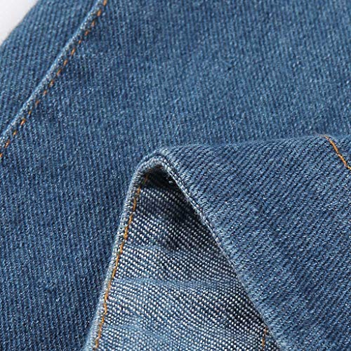 Women Autumn Elastic Plus Loose Denim Pocket Casual Boot Cut Pant Jeans - Thumbnail 4
