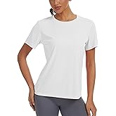 PLUMZJOY Women's Short Sleeve T-Shirts UPF 50+ UV Protection Quick Dry Shirts for Workout Hiking Running Rash Guard Tops
