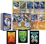 Golden Groundhog All Steel And Fighting Type Pokemon 40 Assorted Cards Pack with 2 Random Pokemon Ex Cards and 3 Custom Golden Groundhog Token
