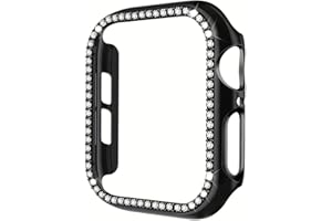 Sparkling Case 45mm 44mm 42mm 41mm 40mm 38mm Compatible with Apple Watch Series 9/8/7/6/5/4/3/2/1 Crystal Diamond Sparkle Wat