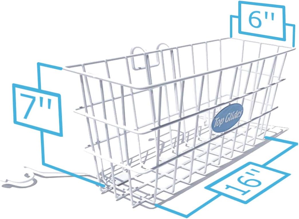 Bundle: Premium Clip-on Walker Basket with Free Carry-All Hooks ($10 Value): Health & Personal Care
