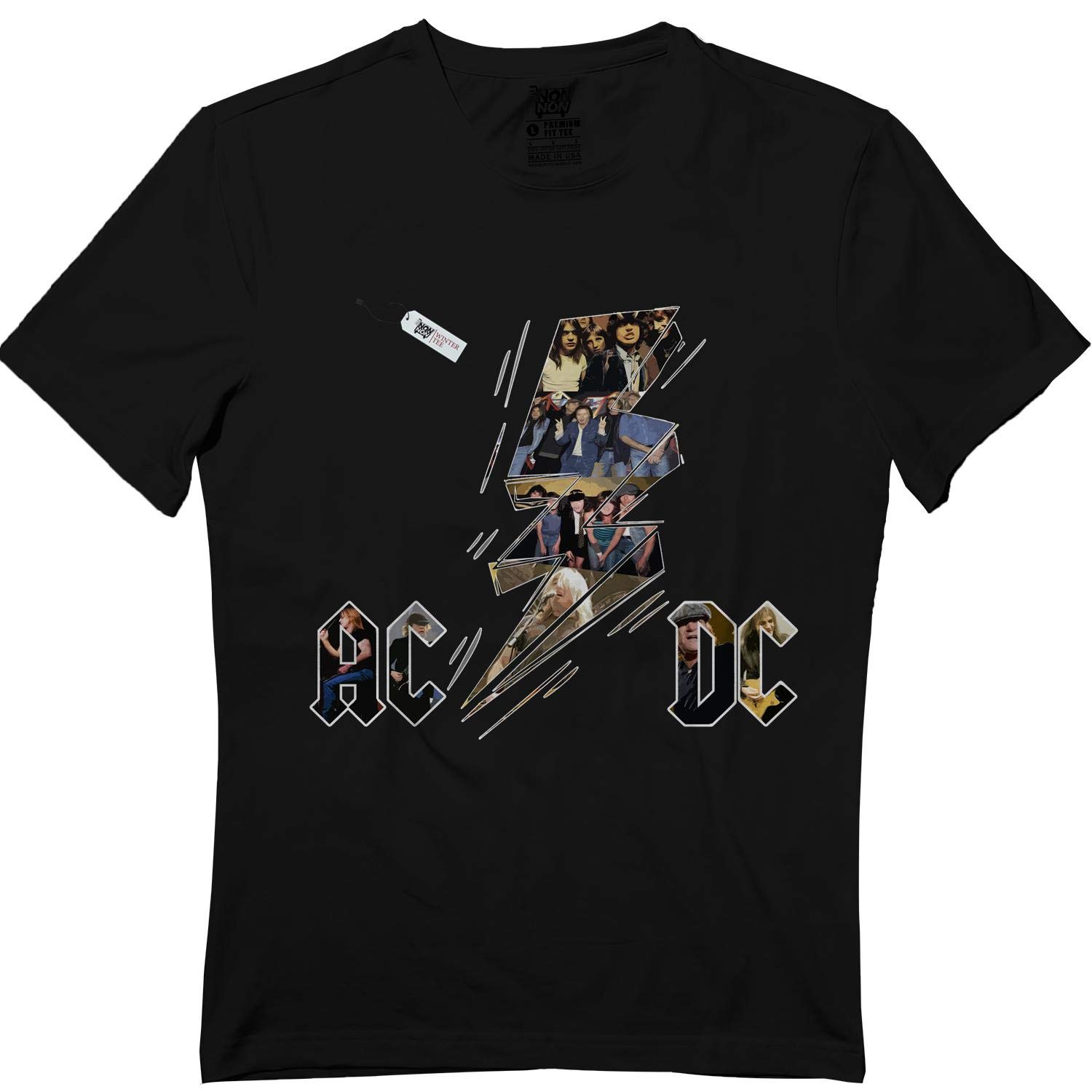 Ac Vintage Rock Band Dc Gift Big Fans T Shirt Teevimy