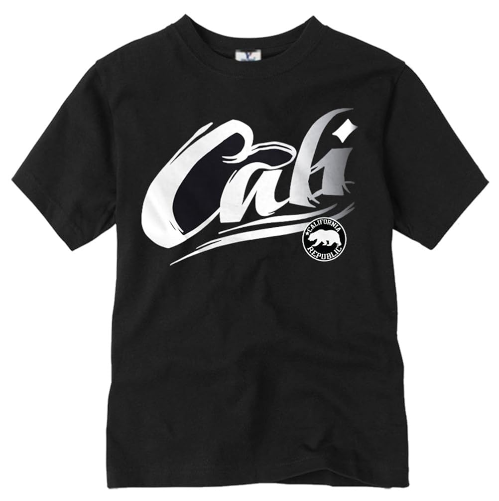 Cali Script T Shirt West Side Coast All Day Tee 3522 Jznovelty