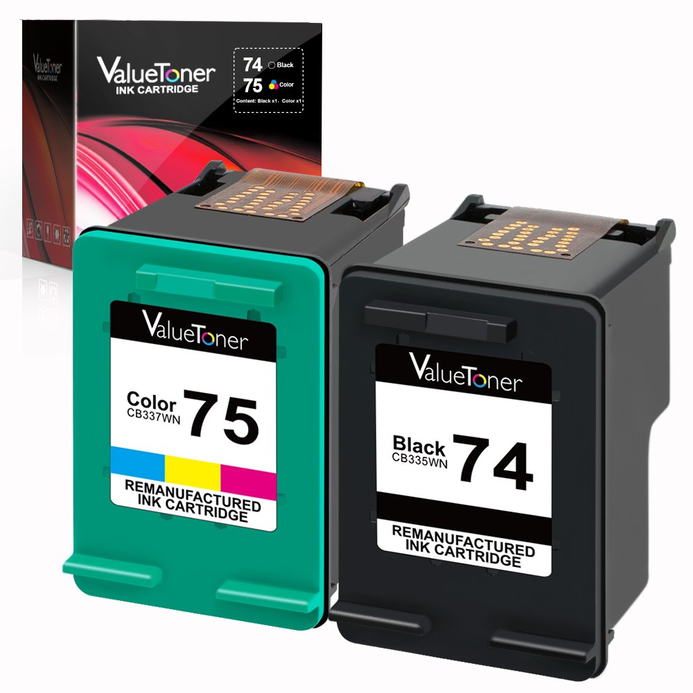 Amazon.com: Valuetoner Remanufactured Ink Cartridge Replacement for HP 74  75 CC659FN CB335WN CB337WN