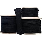 SGT KNOTS Unglazed Cotton Tie Line, Trick Line, Theatrical, 1/8" x 600ft | Soft, Flexible Sheath with Low Stretch &amp; Reliable Knot Retention for Draping, Cable Management, Hunting, DIY Projects &amp; Decor