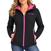 Spyder Womens Windbreaker Jacket - Waterproof Wind Resistant Lightweight | Insulated, Full Zip, Wind-Resistant Everyday Outerwear, Warm Cozy Layer for Hiking, Commutes, and Cool-Weather Days