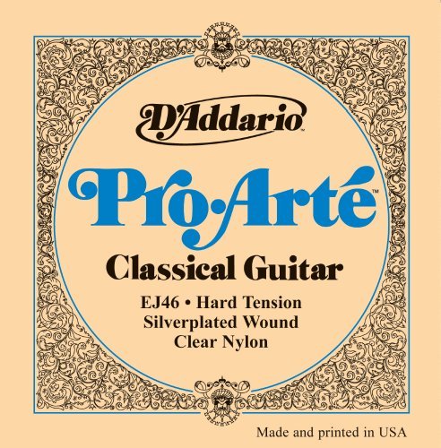 Musical Instrument DAddario EJ46 ProArte Nylon Classical Guitar Strings Hard Tension Music Tool