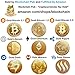 2019 GOLD BITCOIN 1.0 + GOLD RIPPLE - Blockchain Commemorative Cryptocurrency - Bitcoin Ethereum Ripple EOS Stellar Litecoin Cryptocurrencies Blockchain Bitcoin Ethereum Blockchain Litecoin EOS