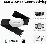CooSpo Heart Rate Monitor Chest Strap Bluetooth ANT+ for Running Cycling Gym view 2