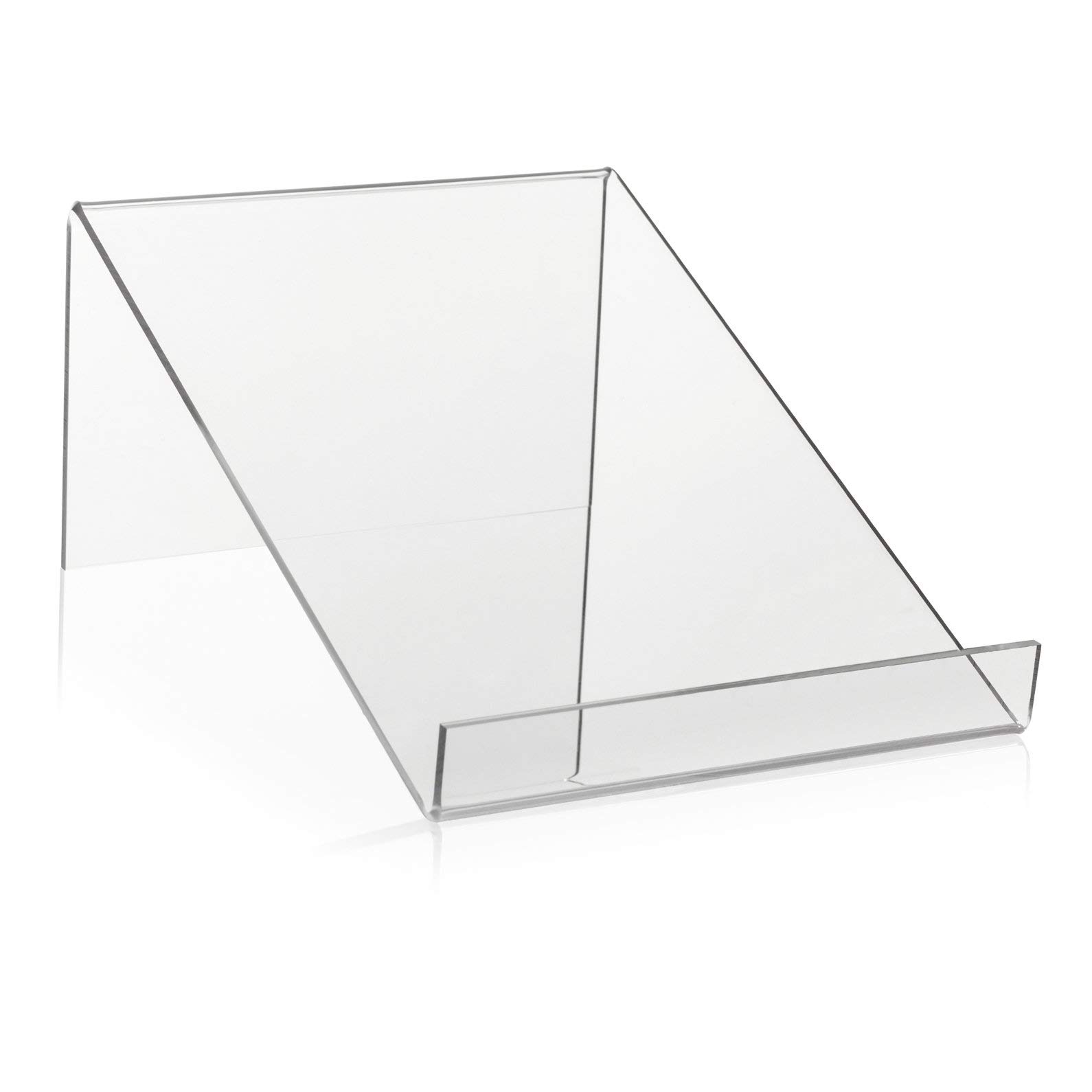 VITAdisplays Book Stand, bookend as Goods Carrier and Book Shelf Made of Original Plexiglas (21.0 x 15.0 x 9.0 cm) — image 1