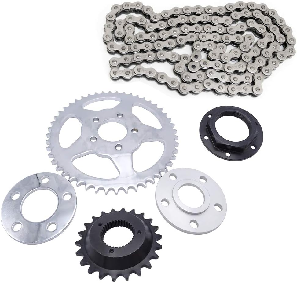 Belt to Chain Drive Transmission Sprocket Conversion Kit