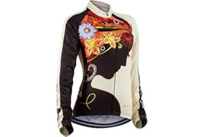 ZEROBIKE Women's Long Sleeve Cycling Jersey Top Shirt Breathable Full Zip Outdoor Sports Clothing Bicycle Tights Sportswear