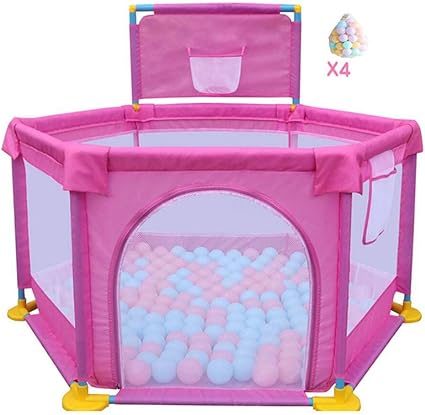 Xrfhzt Baby Zaun Baby Kind Spielen Zaun Indoor Kleinkind Sicherheitszaun Heim Spiel Haus Zaun Pink Amazon De Kuche Haushalt