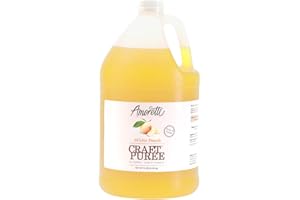 Amoretti Puree Craft, White Peach, 9 Pound