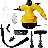 Comforday Handheld Pressurized Steam Cleaner with 9-Piece Accessories, Chemical-Free Steam Cleaning Grease, Stains, Mold for Home, Auto, Patio, More
