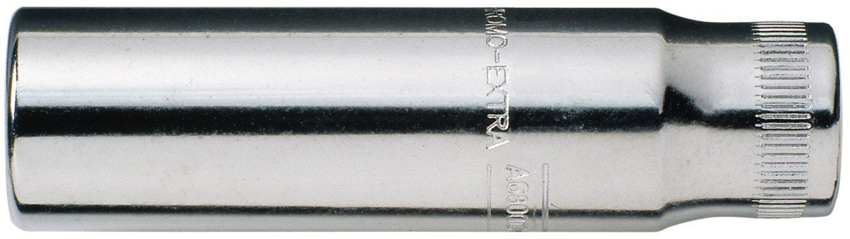 Bahco A6800DZ-3/16 1/4-Inch Bi-Hex Deep Length Socket, Silver, 3/16-Inch