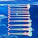 Mermaid Makeup Brush Set, MX C.Y Beauty 10pcs Synthetic Kabuki Foundation Blending Blush Powder Brush Makeup Brush Kit Beauty Cosmetic Tools