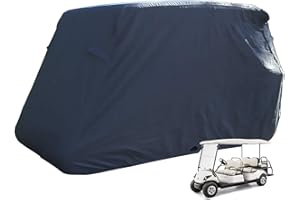 moveland 6 Passenger Golf Cart Storage Cover Compatible with E Z GO, Club Car, Yamaha - Dustproof & Durable