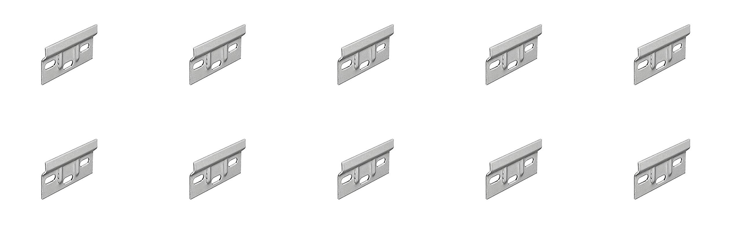 Kitchen Cabinet Hanging Brackets for Wall Mounting Cupboards Hanger Plate 63mm (10)