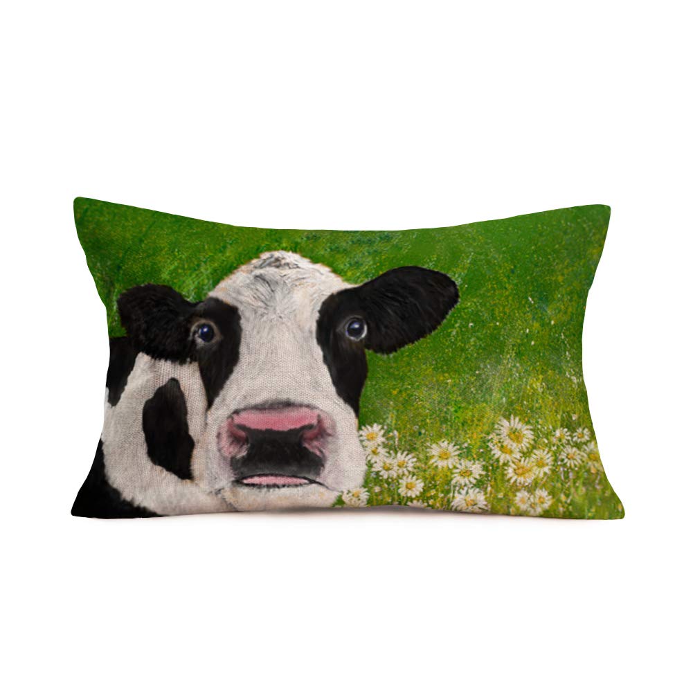 cow pillow covers