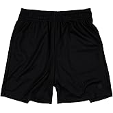 Ethika Boys Basketball Shorts, Lightweight Mesh, Quick Dry Fabric (Solid Colors)