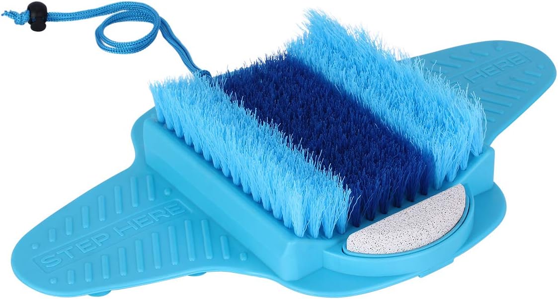 Foot Brush Scrubber Cleaner Bath Massager,Shower Foot Scrubber Bath Tub Floor Brush for Cleaning