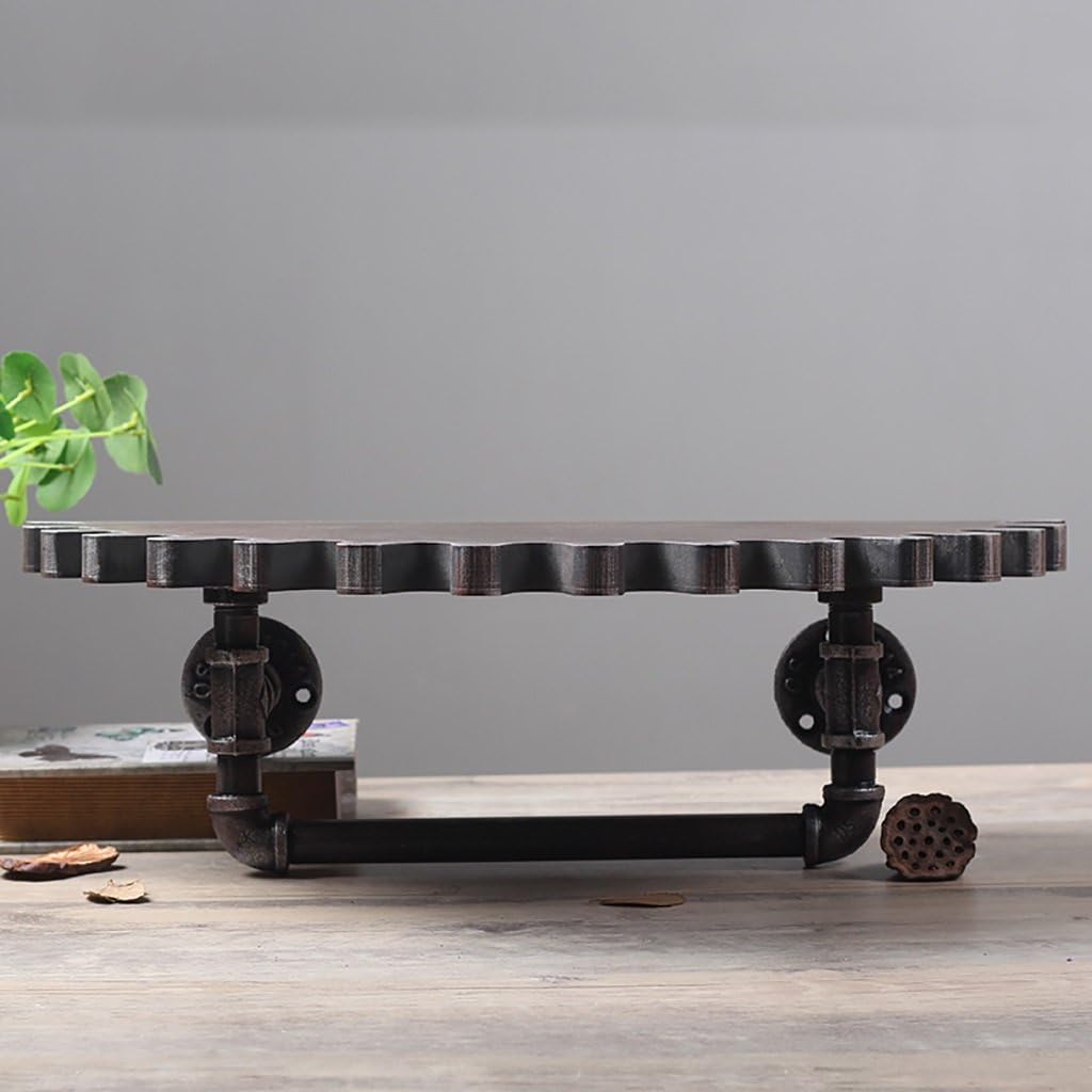 Floating Shelves Retro Bookshelf Wall Mounted Display Bookshelf Wall Decoration Wall Decoration Living Room Wall Shelves Industrial wall frame (Size : 48 * 24 * 16cm)